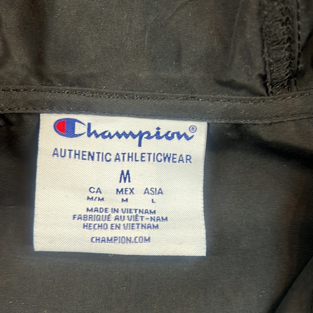 Champion, Women’s, Black, pullover jacket, hooded, size medium - Picture 7 of 7
